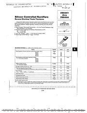 2N4443 datasheet pdf Motorola