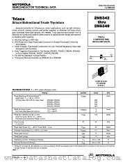 2N6349 datasheet pdf Motorola