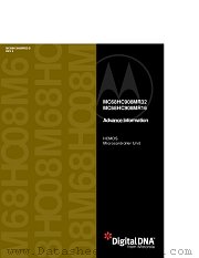 68HC908MR16CFU datasheet pdf Motorola