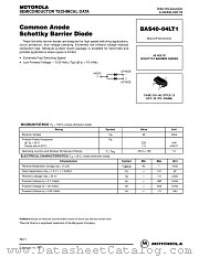 BAS4004LT1 datasheet pdf Motorola