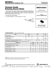BAS7004LT1 datasheet pdf Motorola