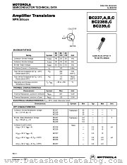 BC238B datasheet pdf Motorola