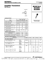 BC307C datasheet pdf Motorola