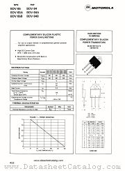 BDV65 datasheet pdf Motorola