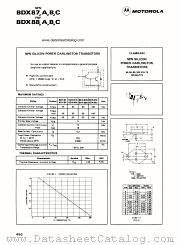 BDX87A datasheet pdf Motorola