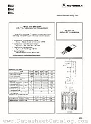 BF464 datasheet pdf Motorola