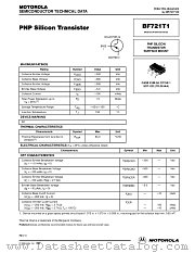 BF721T1 datasheet pdf Motorola