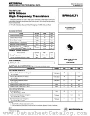 BFR93ALT1 datasheet pdf Motorola