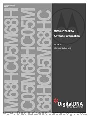 MC68HC705P6ACDW datasheet pdf Motorola