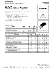 CA2810 datasheet pdf Motorola