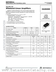CA2830C datasheet pdf Motorola