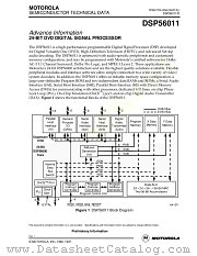 DSP56011DS datasheet pdf Motorola