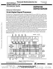 DSP56156FE60 datasheet pdf Motorola