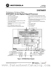 DSP56855 datasheet pdf Motorola