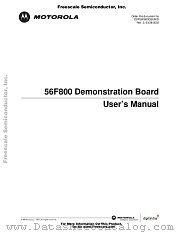 DSP56F800DBUM datasheet pdf Motorola