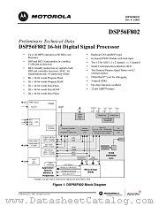 DSP56F802 datasheet pdf Motorola