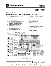 DSP56F805PB datasheet pdf Motorola
