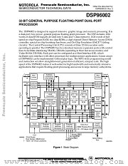 DSP96002FE60 datasheet pdf Motorola