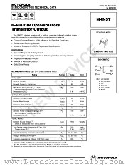 M4N37 datasheet pdf Motorola