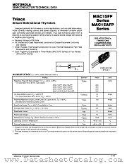 MAC15A8FP datasheet pdf Motorola