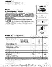 MAC210-6 datasheet pdf Motorola