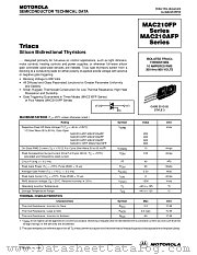 MAC210A6FP datasheet pdf Motorola