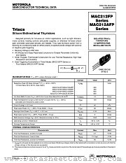 MAC212-8FP datasheet pdf Motorola
