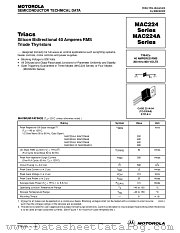 MAC224A6 datasheet pdf Motorola