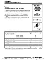 MAC228A4 datasheet pdf Motorola