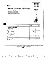 MAC25A datasheet pdf Motorola