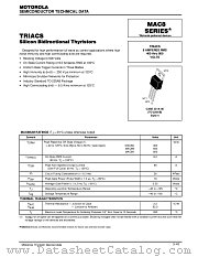 MAC8M datasheet pdf Motorola