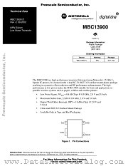 MBC13900/D datasheet pdf Motorola