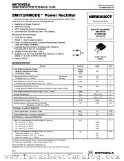 MBRB3030 datasheet pdf Motorola