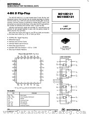 MC100E131FN datasheet pdf Motorola