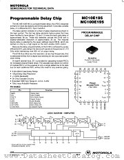 MC100E195FN datasheet pdf Motorola