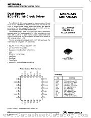 MC10H643FN datasheet pdf Motorola