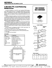 MC10H660FN datasheet pdf Motorola