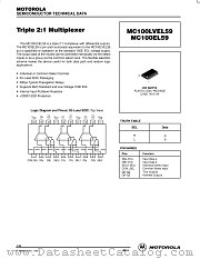 MC100EL59DW datasheet pdf Motorola