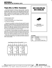 MC100EL90DW datasheet pdf Motorola