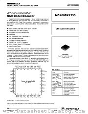 MC100SX1230FN datasheet pdf Motorola