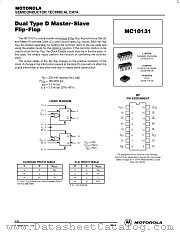 MC10131L datasheet pdf Motorola
