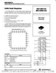 MC10E143FN datasheet pdf Motorola