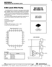 MC10E175FN datasheet pdf Motorola