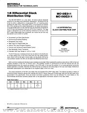 MC100E211FN datasheet pdf Motorola