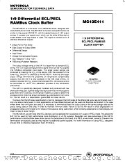 MC10E411FN datasheet pdf Motorola