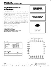 MC10E457FN datasheet pdf Motorola