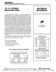 MC100EL34D datasheet pdf Motorola