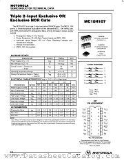 MC10H107L datasheet pdf Motorola