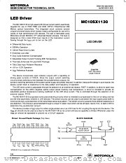 MC10SX1130D datasheet pdf Motorola
