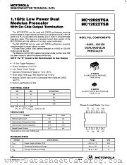 MC12022TSAP datasheet pdf Motorola